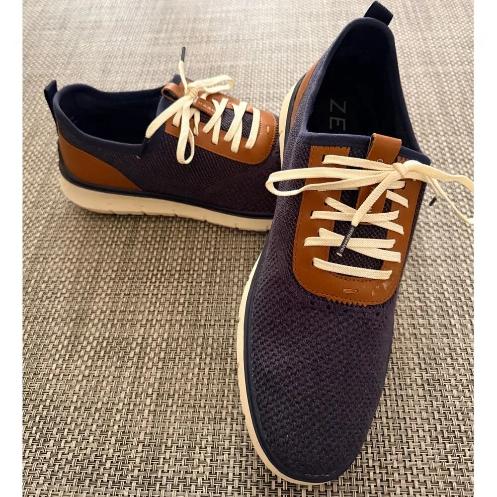 COLE HAAN NWOB Men Generation Zerogrand Stitchlite Sneaker Preppy Casual 13M Blu - Picture 2 of 8